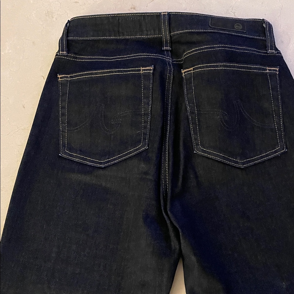 AG Mari high-rise straight Dark Blue Jeans - Picture 12 of 13